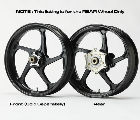 Galespeed Type-GP1S Rear Wheel Black Kawasaki Ninja 400 2018-2023 + Ninja 500 2024 - Adventure Parts