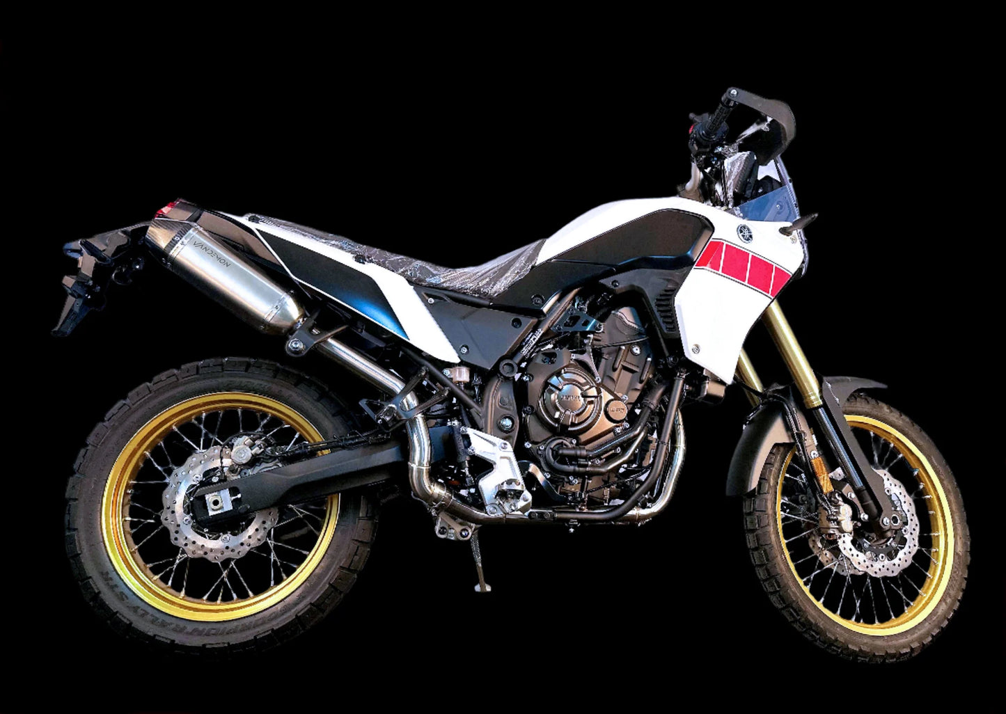 Vandemon Full Titanium Exhaust System Yamaha Tenere 700 Adventure 2019-2025