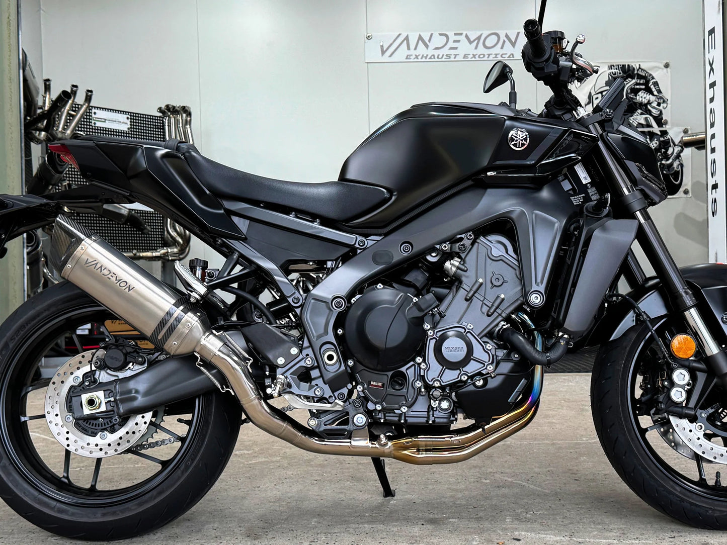 Vandemon Titanium Exhaust System Yamaha MT-09, FZ-09 2021-2025 - Adventure Parts