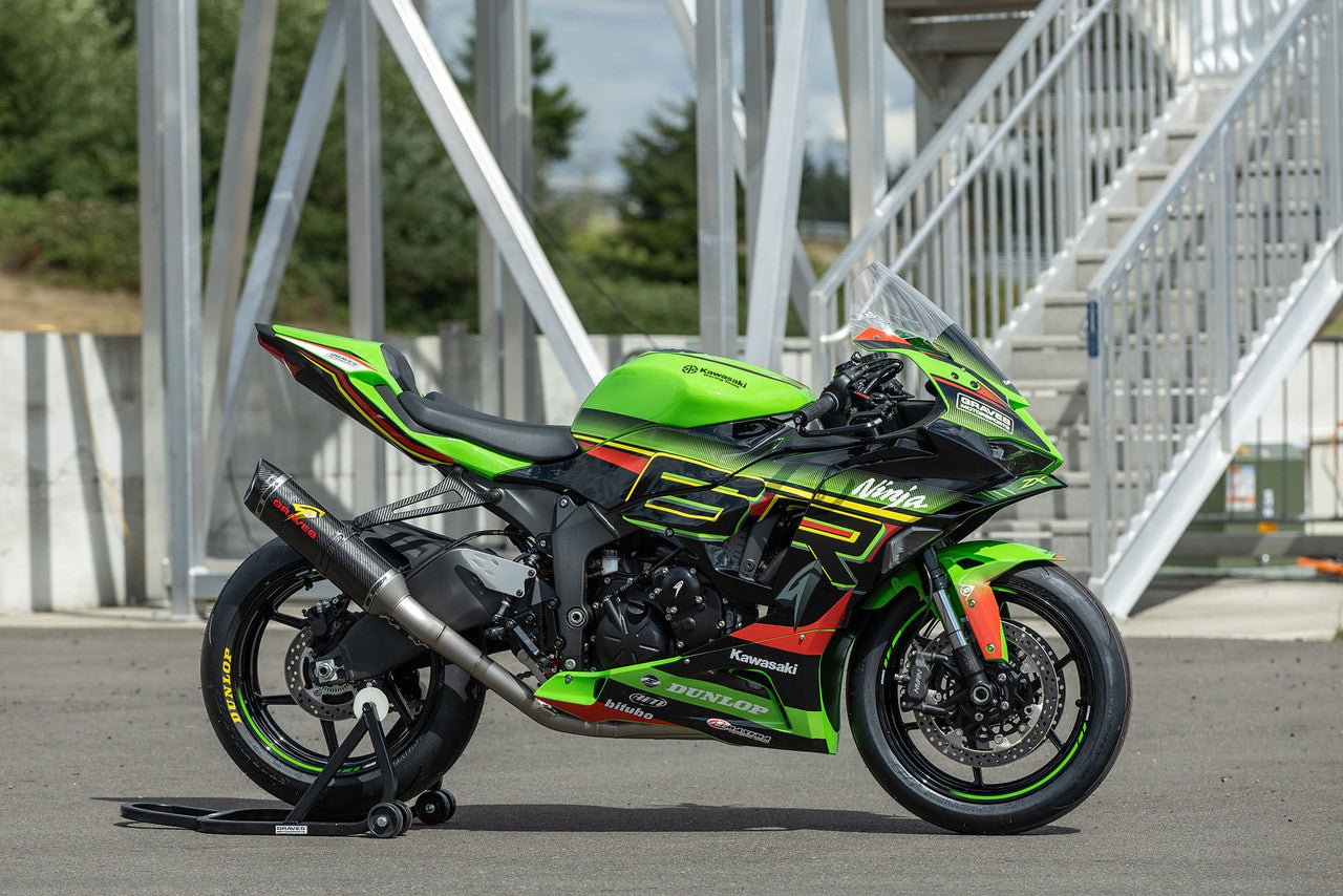 Graves Motorsports Cat Back Exhaust Kawasaki WORKS2 ZX-6R 2009-2018