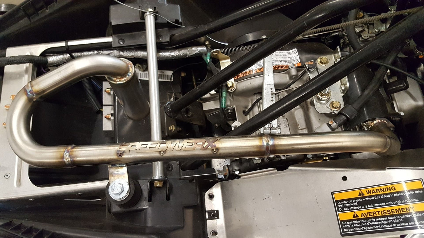 Stainless Steel Exhaust- Race Loud Ski-Doo MXZ 200