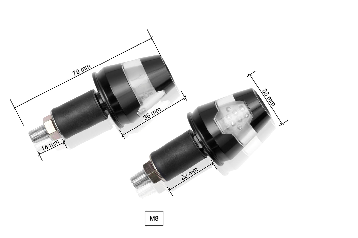 Puig Buoy LED Turn Light Lights (Sold in Pairs)