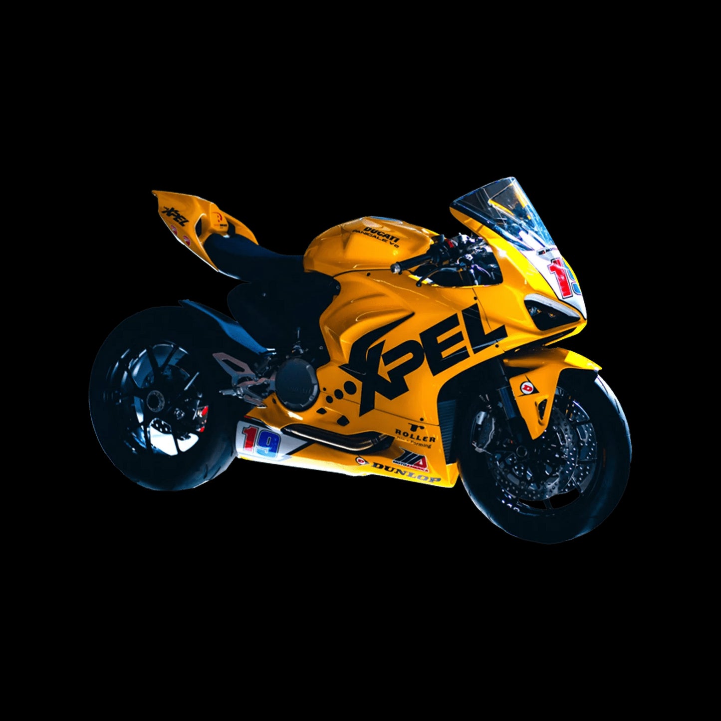 Armour Bodies w/High Mount Pipes SuperSport Kit Ducati V2 2020-2024 - Adventure Parts