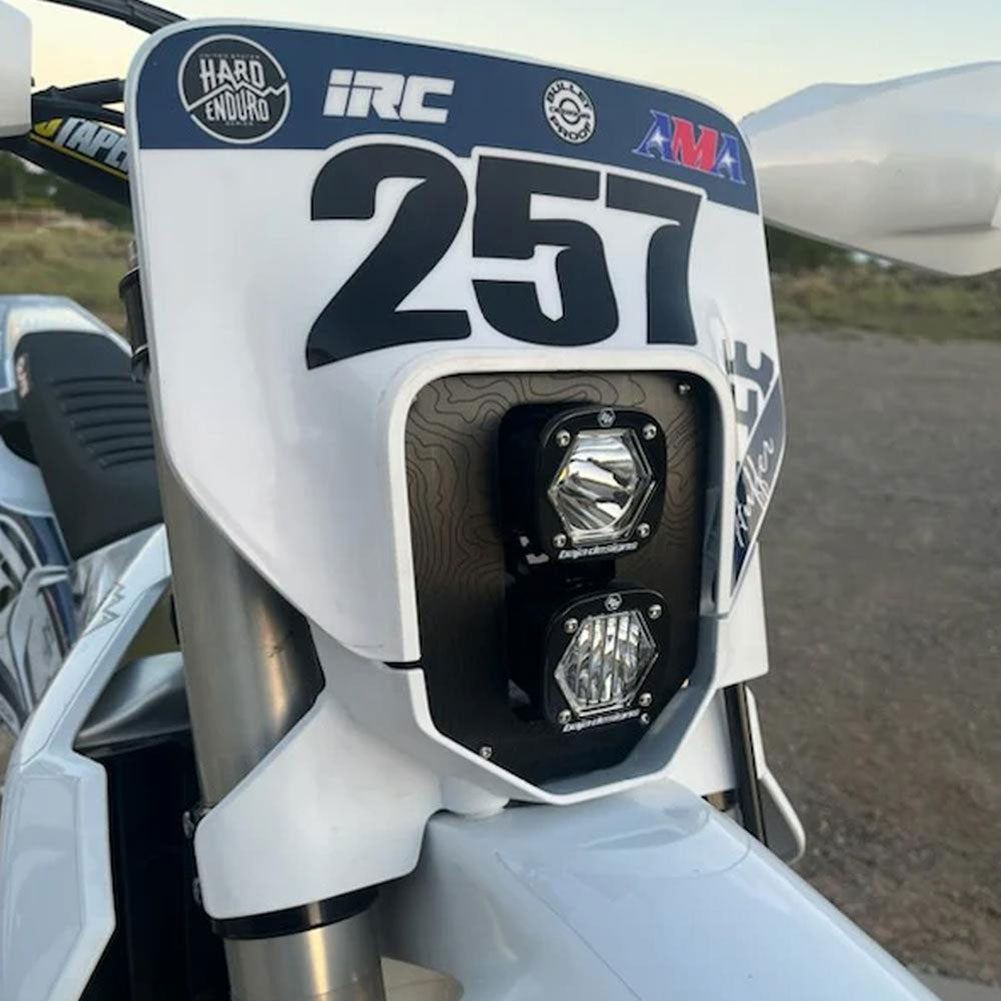 Baja Designs Dual S1 Gemini LED Light Kit with Hi-Low Harness Husqvarna FE 350 S 2024–2026