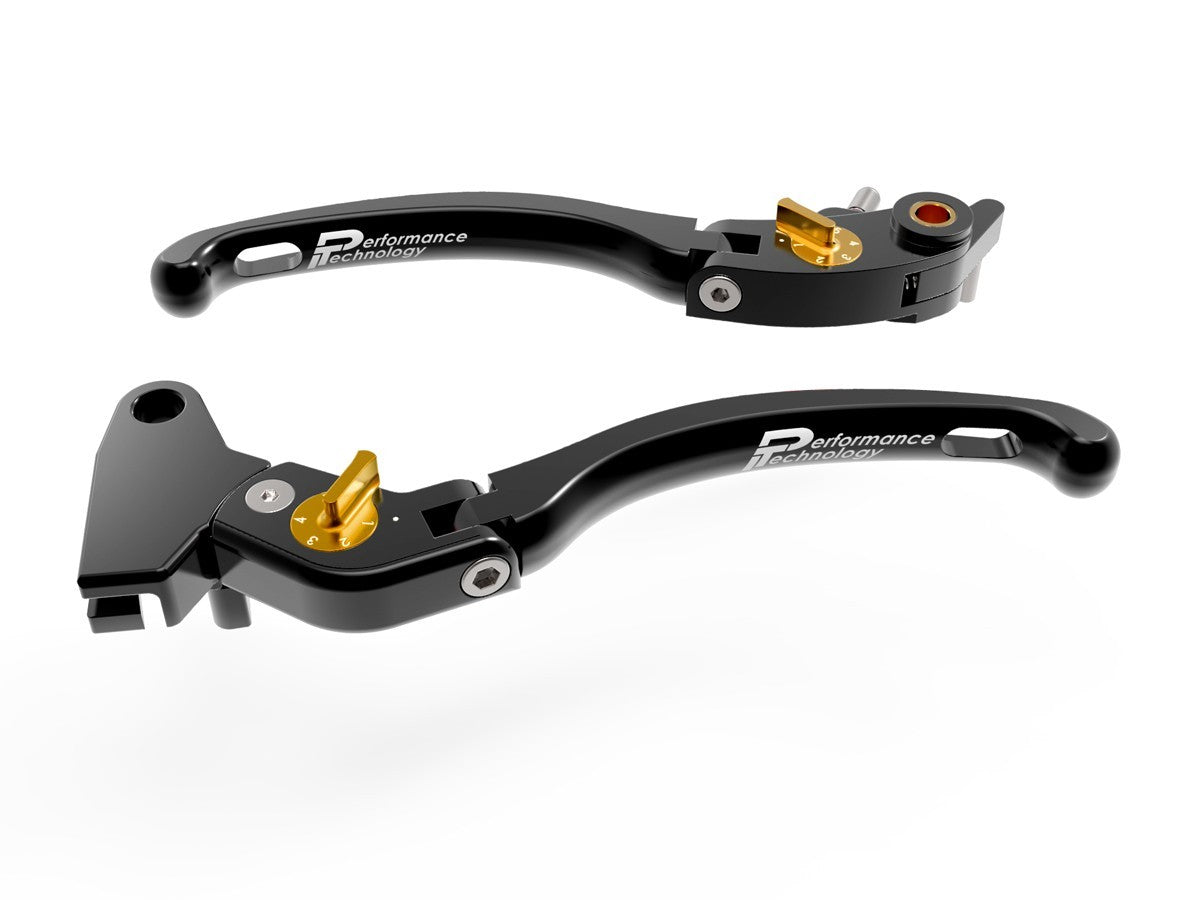 Performance Technology Levers ECO GP1 Adjustable Brake+Clutch Triumph Thruxton 1200 2017-2019