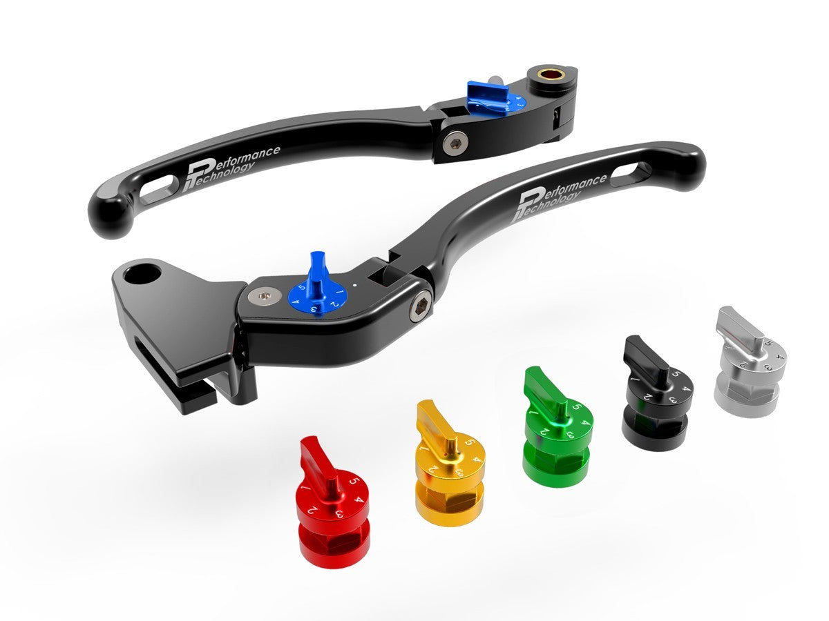 Performance Technology Levers ECO GP1 Adjustable Brake+Clutch Triumph Thruxton 1200 2017-2019