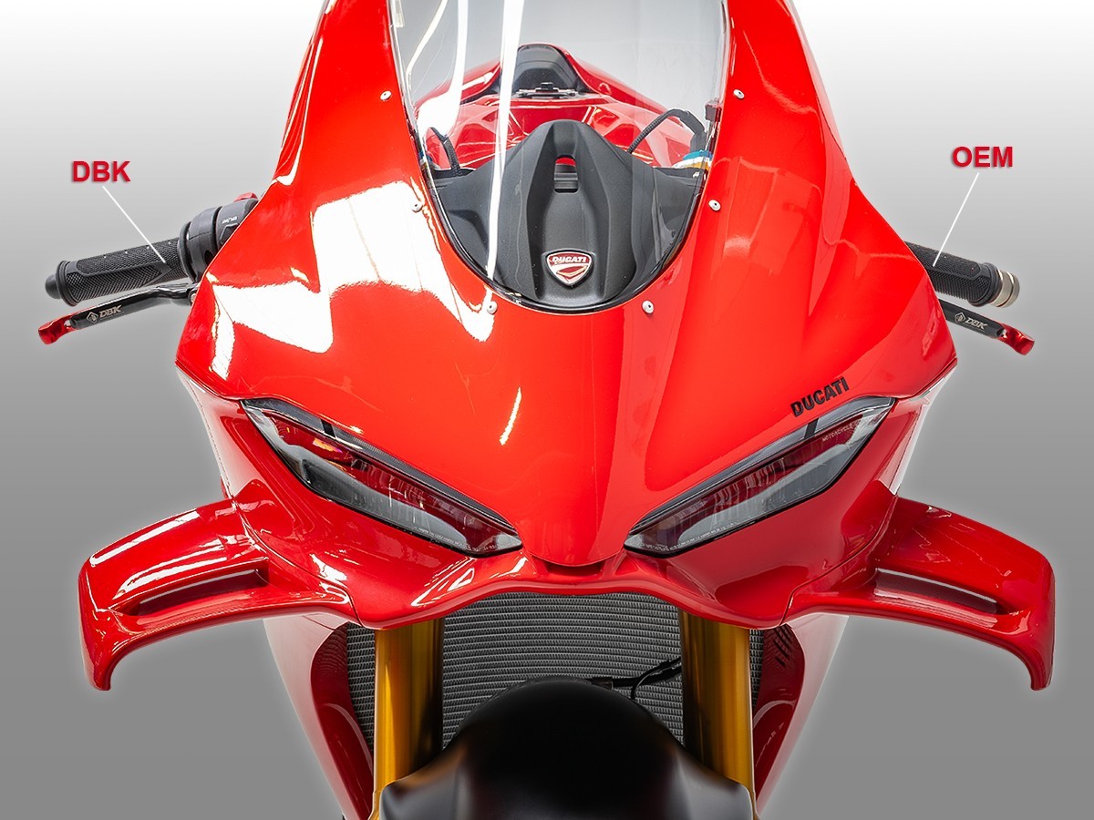 DBK Clip-Ons Adjustable Gp Ducati Panigale V4 2018-2025 - Adventure Parts