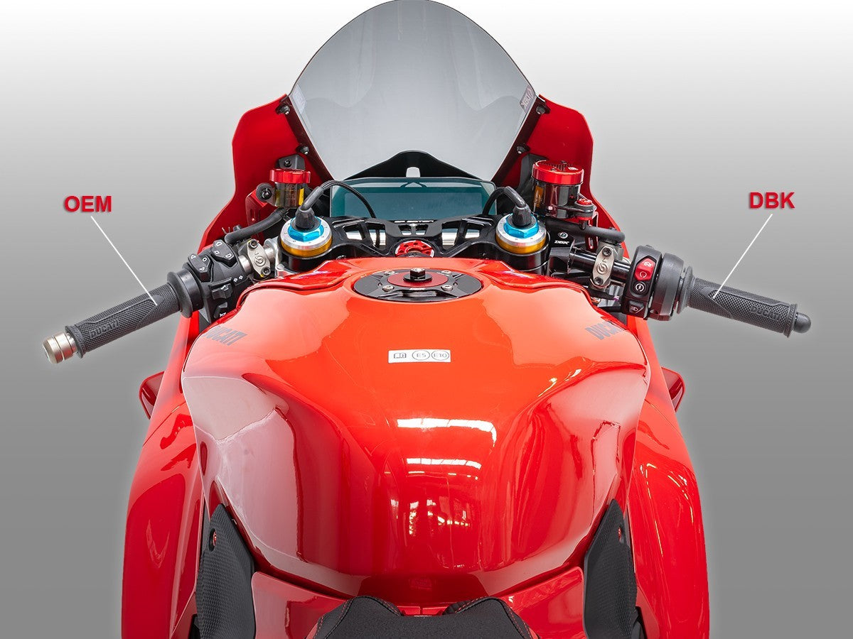 DBK Clip-Ons Adjustable Gp Ducati Panigale V4 2018-2025 - Adventure Parts