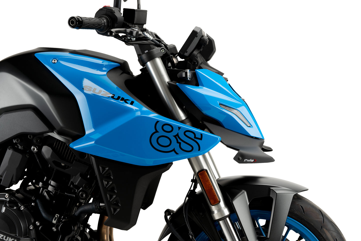 Puig Downforce Naked Frontal Spoiler Suzuki GSX-8S 2023-2025 - Adventure Parts