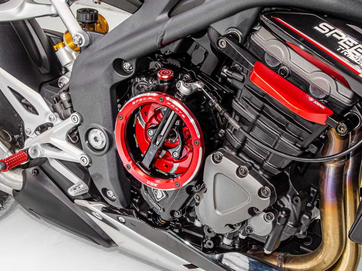 DBK Clutch Cover Oil Bath 3D-EVO Clear Triumph Speed Triple 1200 RS/RR 2021-2025
