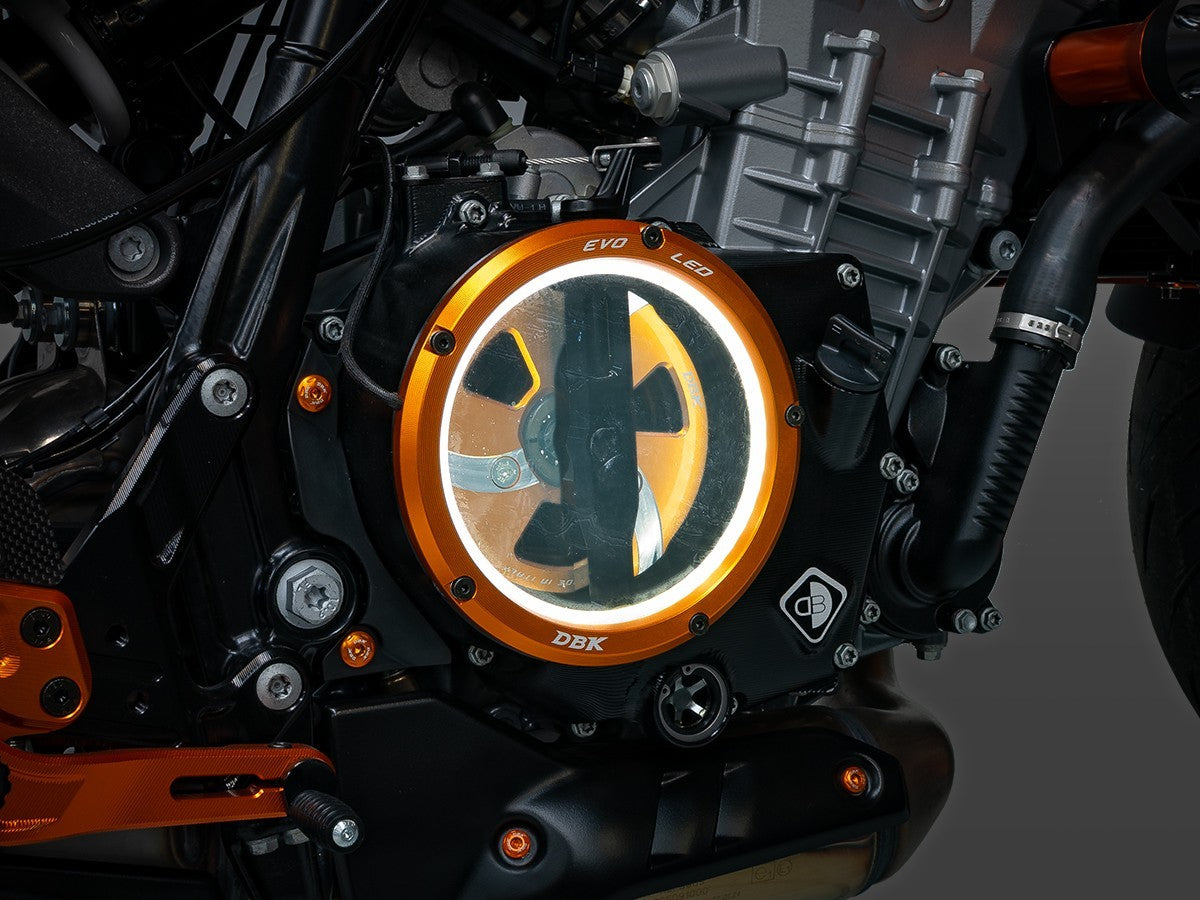 DBK Clutch Cover EVO LED Clear KTM 990Duke 2024-2025