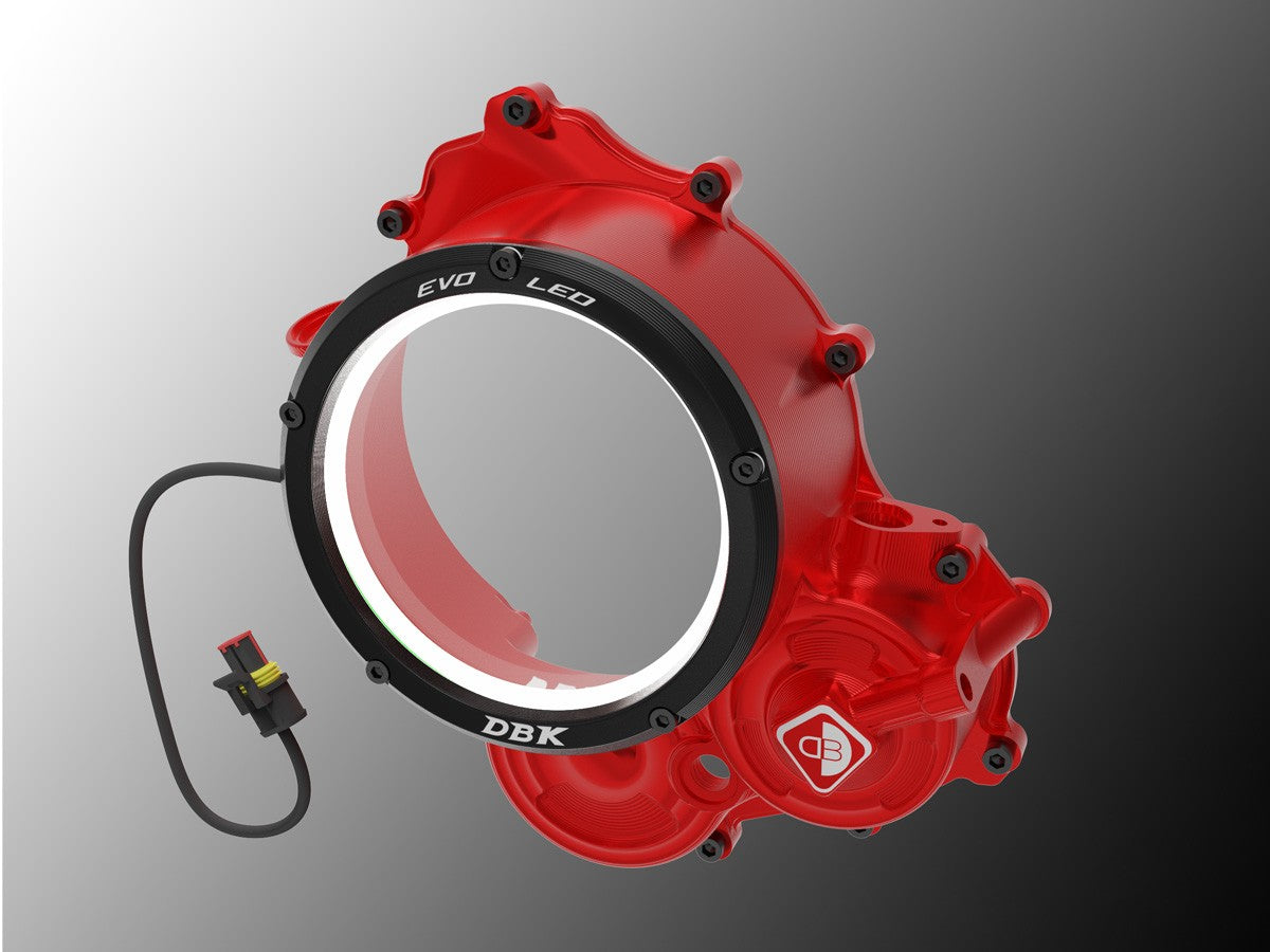DBK Clutch Cover 3D-EVO Led Ducati Hypermotard 2024-2025 - Adventure Parts