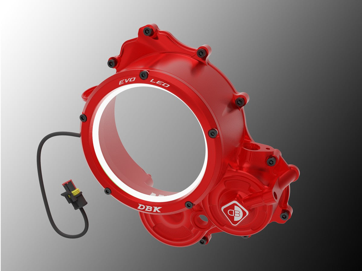 DBK Clutch Cover 3D-EVO Led Ducati Hypermotard 2024-2025 - Adventure Parts