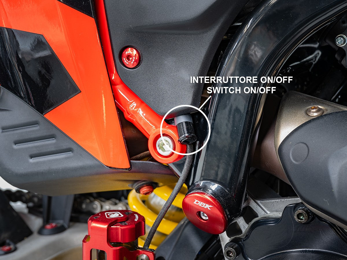 DBK Clutch Cover 3D-EVO Led Ducati Hypermotard 2024-2025 - Adventure Parts
