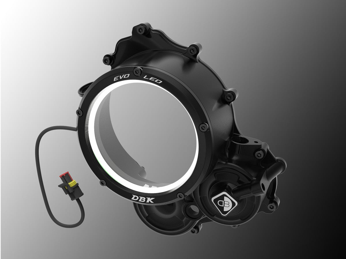 DBK Clutch Cover 3D-EVO Led Ducati Hypermotard 2024-2025 - Adventure Parts