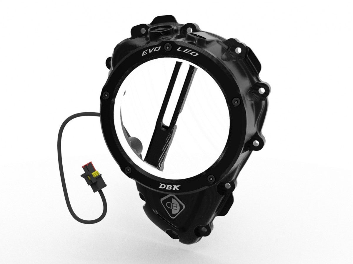 DBK Clutch Cover 3D-EVO LED Clear Triumph Speed Triple 1200 2021-2025