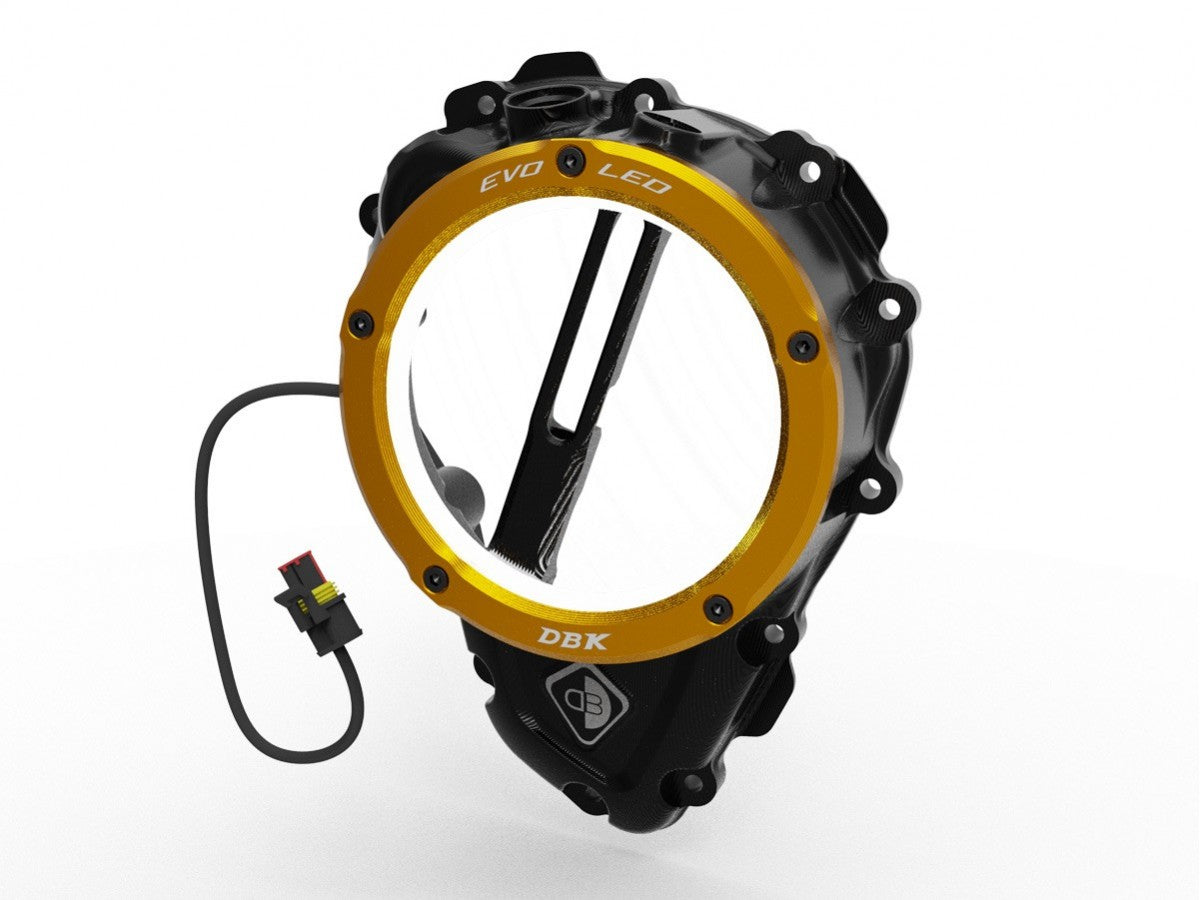 DBK Clutch Cover 3D-EVO LED Clear Triumph Speed Triple 1200 2021-2025