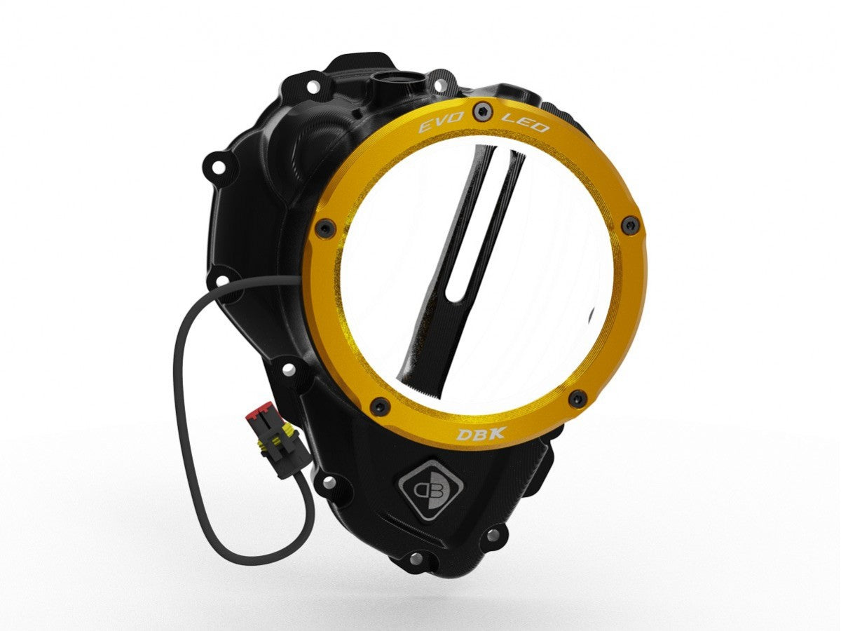 DBK Clutch Cover 3D-EVO LED Clear Triumph Speed Triple 1200 2021-2025