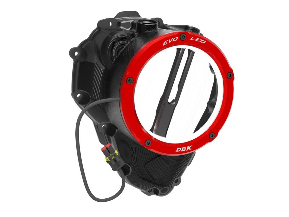 DBK Clutch Cover 3D-EVO LED Clear Triumph Speed Triple 1200 2021-2025
