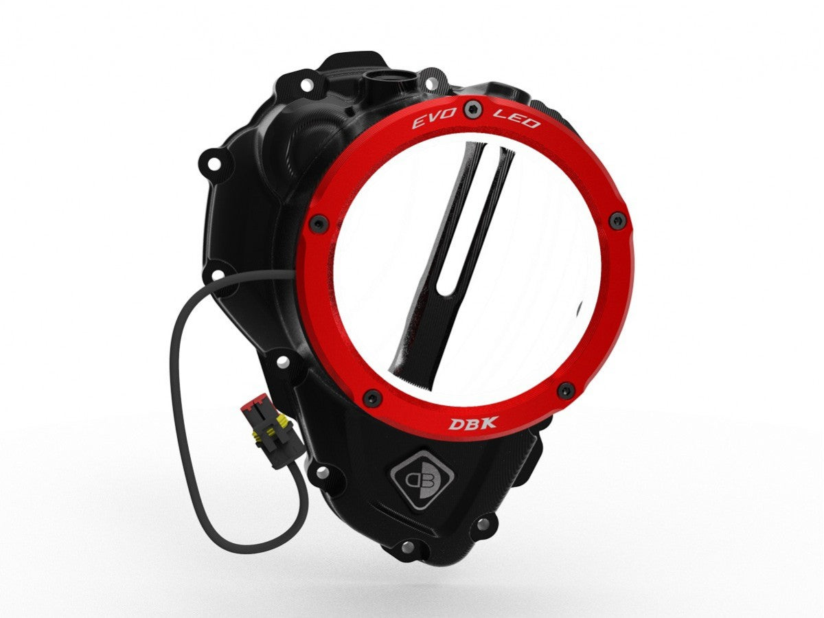 DBK Clutch Cover 3D-EVO LED Clear Triumph Speed Triple 1200 2021-2025