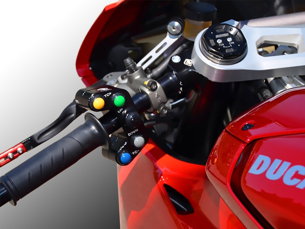 DBK Button Handlebar Race Switched Ducati Panigale V4 2018-2025 - Adventure Parts