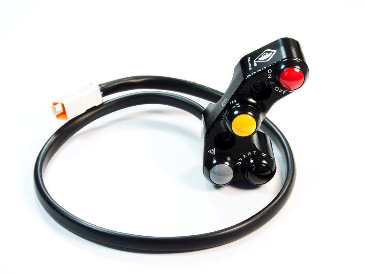 DBK Bracket Brake Pump Brembo Radial With Buttons Integrated Ducati Super Sport 2017-2024 - Adventure Parts