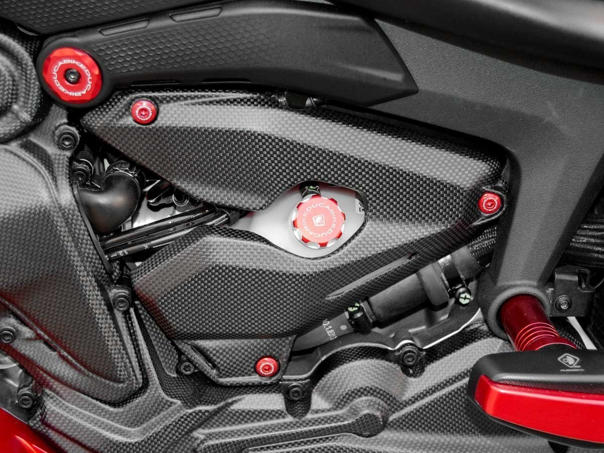 DBK Carbon Side Cover Ducati Monster 2021-2025 - Adventure Parts