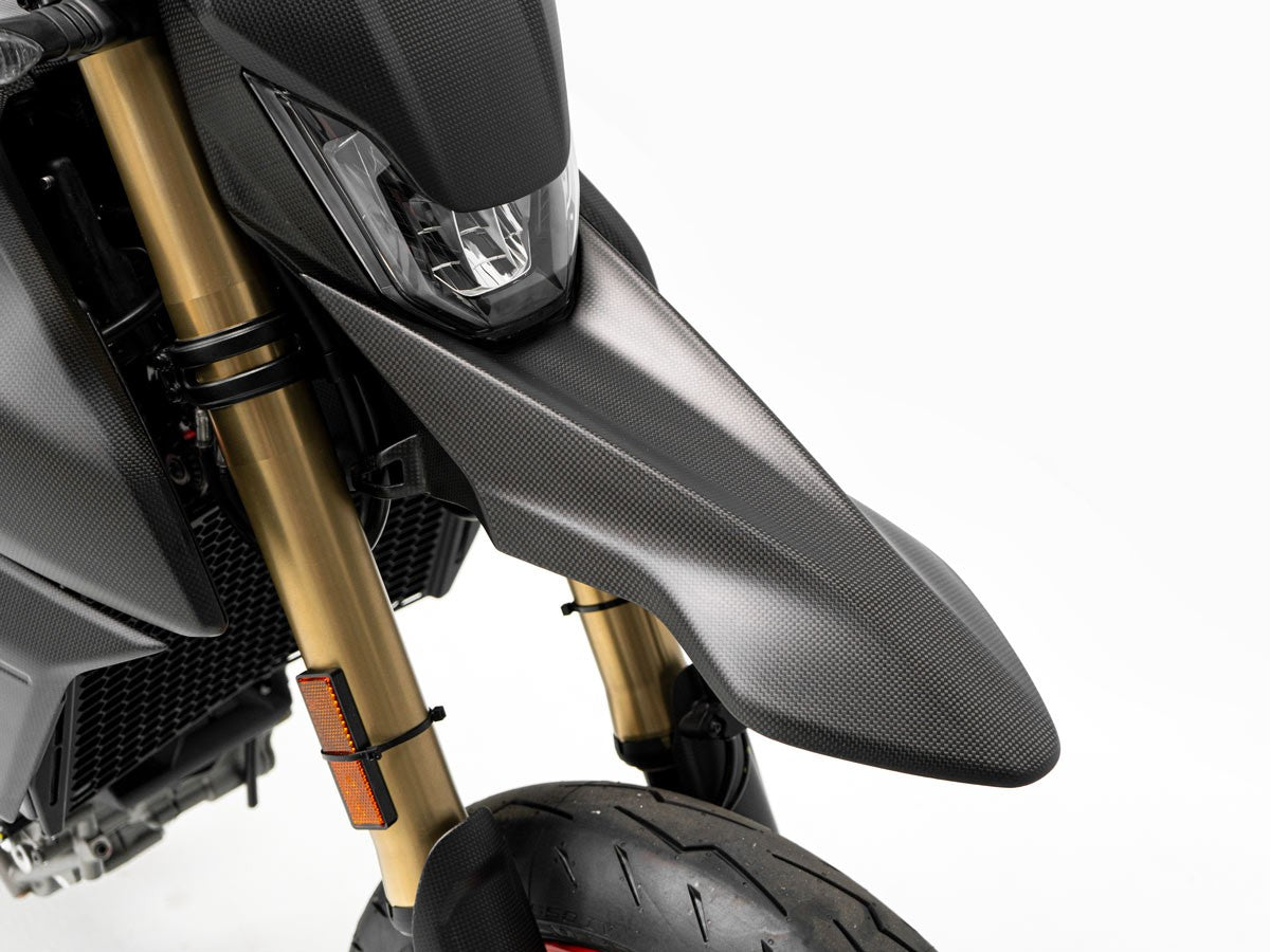 DBK Carbon Front Fender Mono Matt Ducati Hypermotard 698 2024-2025 - Adventure Parts