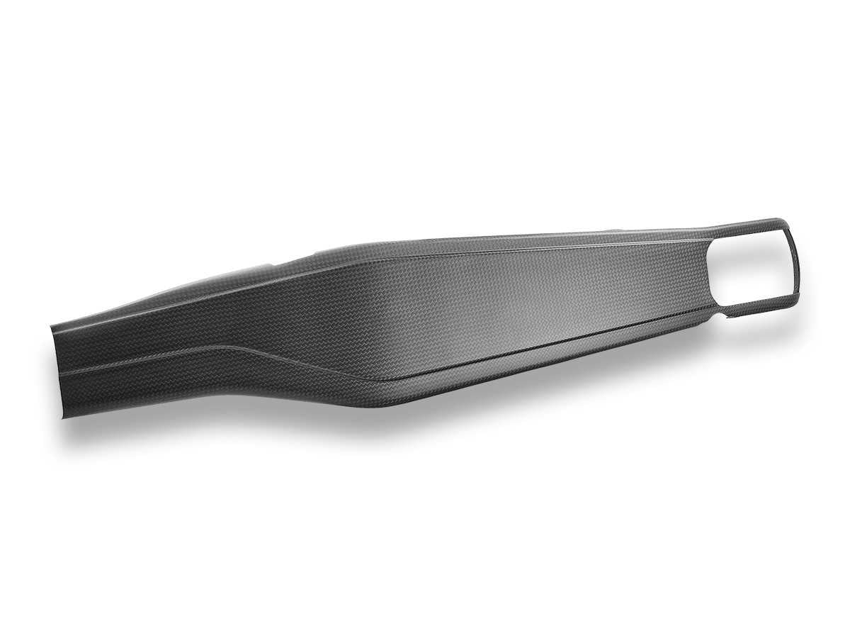 DBK Carbon Swingarm Prot. Covers Mono Matt Ducati Hypermotard 2024-2025 - Adventure Parts