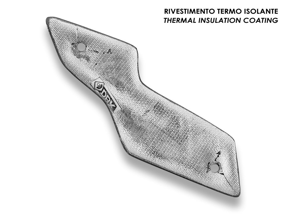 DBK Carbon Exhaust Cover Matt KTM 990 Duke 2024-2025 - Adventure Parts