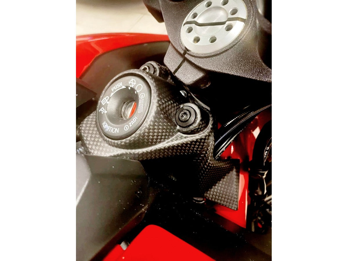 DBK Carbon Key Cover Ducati Hypermotard 950 2019-2025 - Adventure Parts