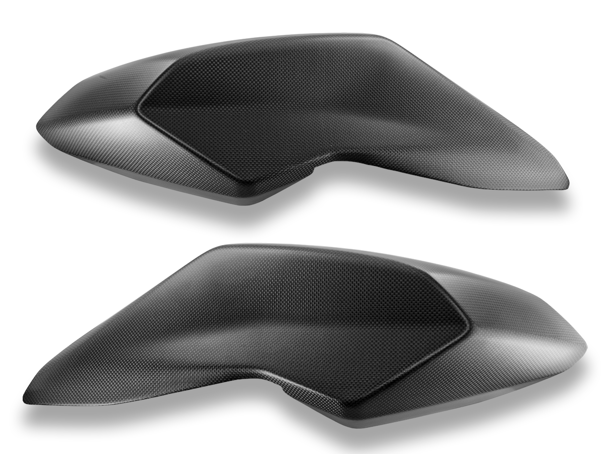 DBK Carbon Tank Side Covers Ducati Hypermotard 950 2019-2025 - Adventure Parts