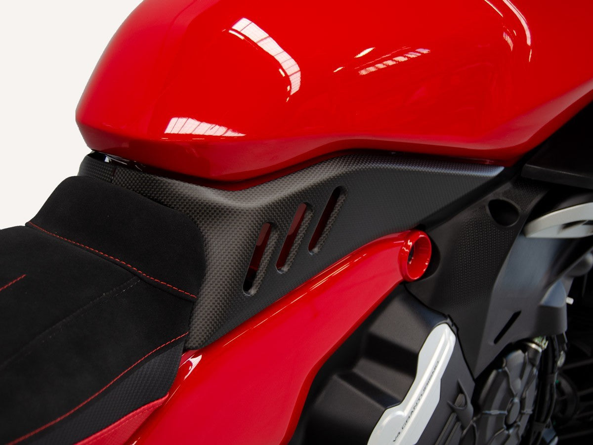 DBK Carbon Tank Sides Matt Ducati Diavel V4 2023-2024