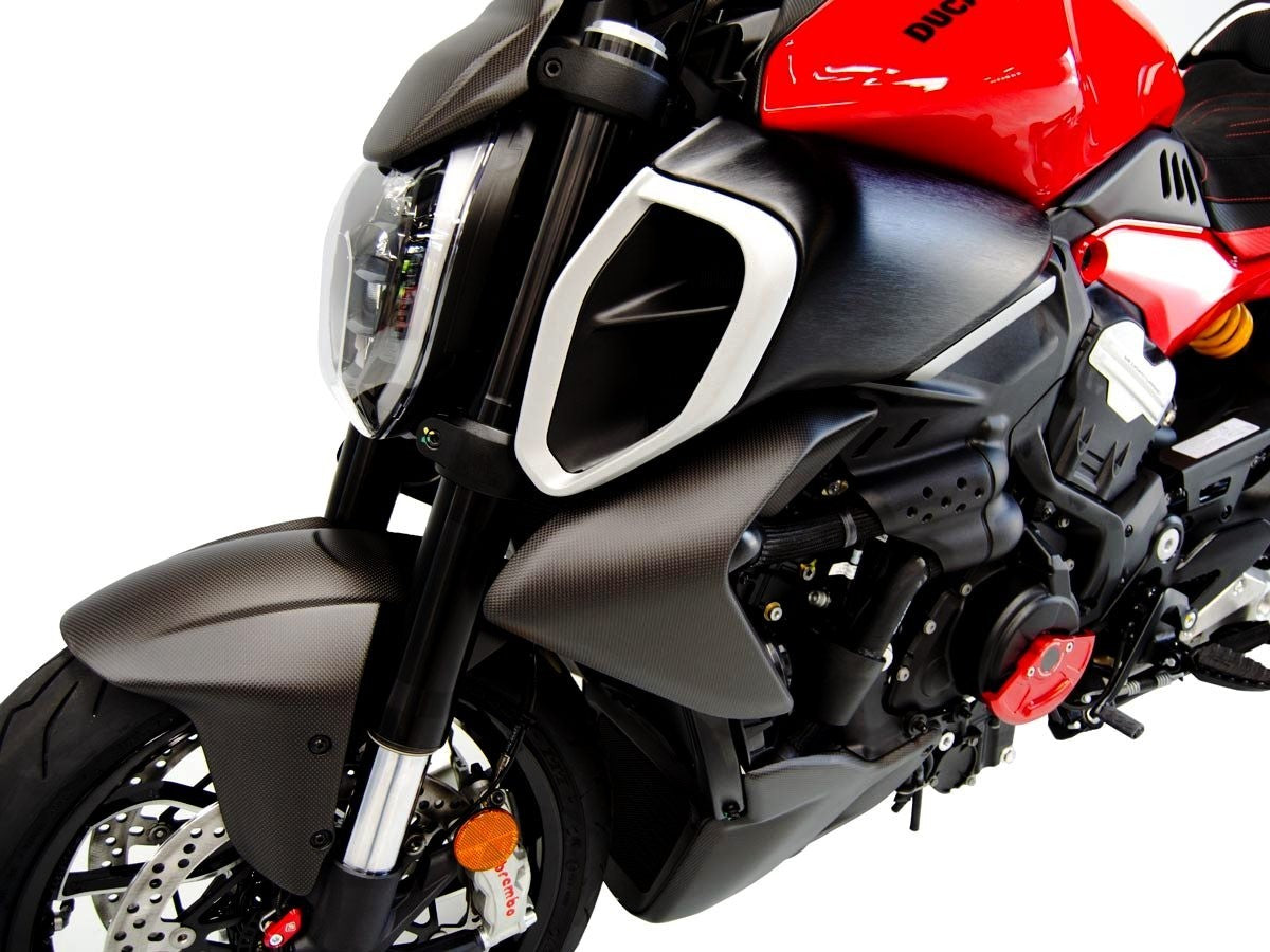DBK Carbon Side Panels Matte Ducati Diavel V4 2023-2024