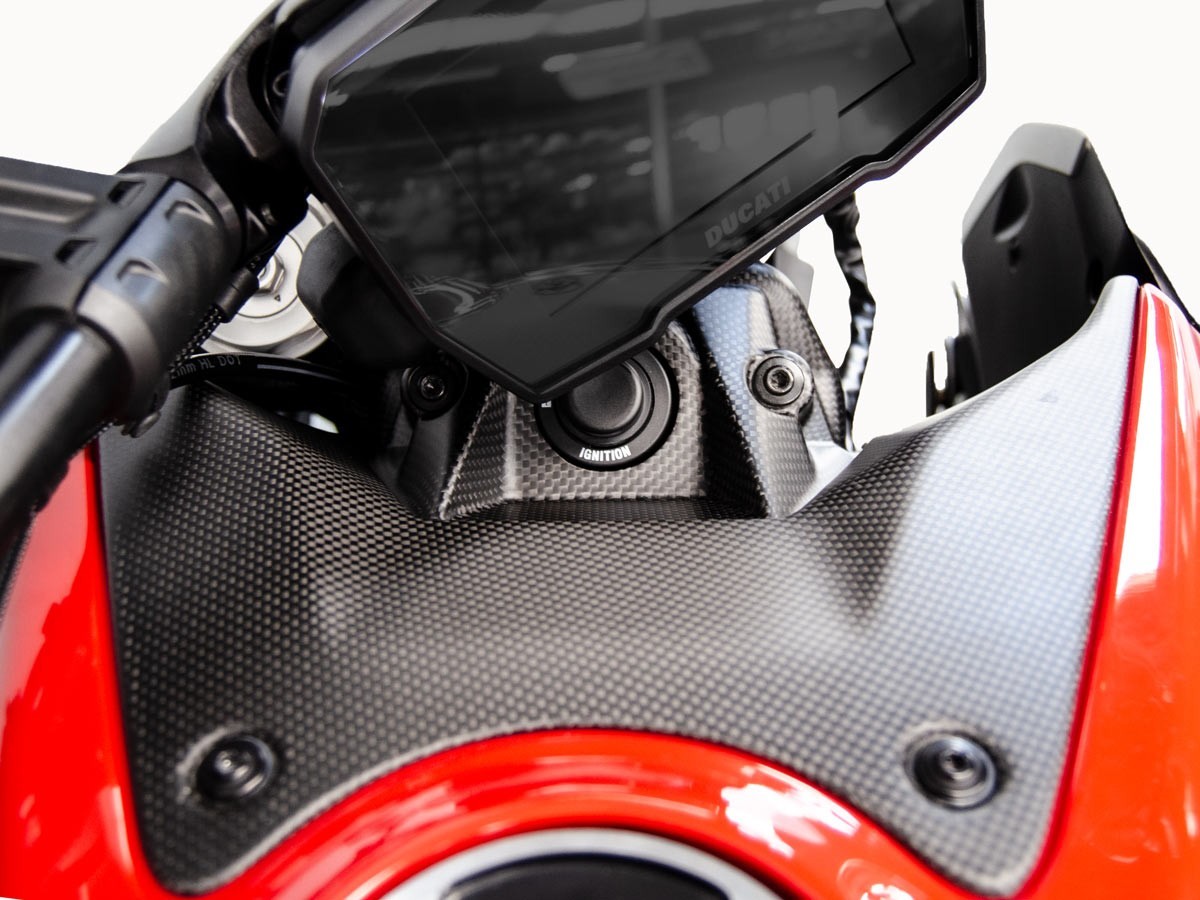 DBK Carbon Ignition Cover Ducati Diavel V4 2023-2025