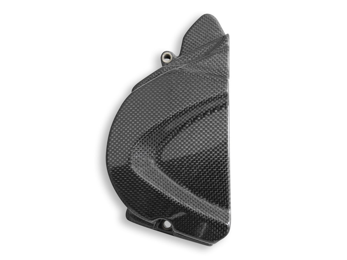 DBK Glossy Carbon Sprocket Cover Triumph Street Triple 765 2017-2025