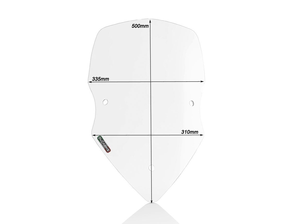 DBK Intermediate Windscreen Ducati Multistrada 2015-2024 - Adventure Parts