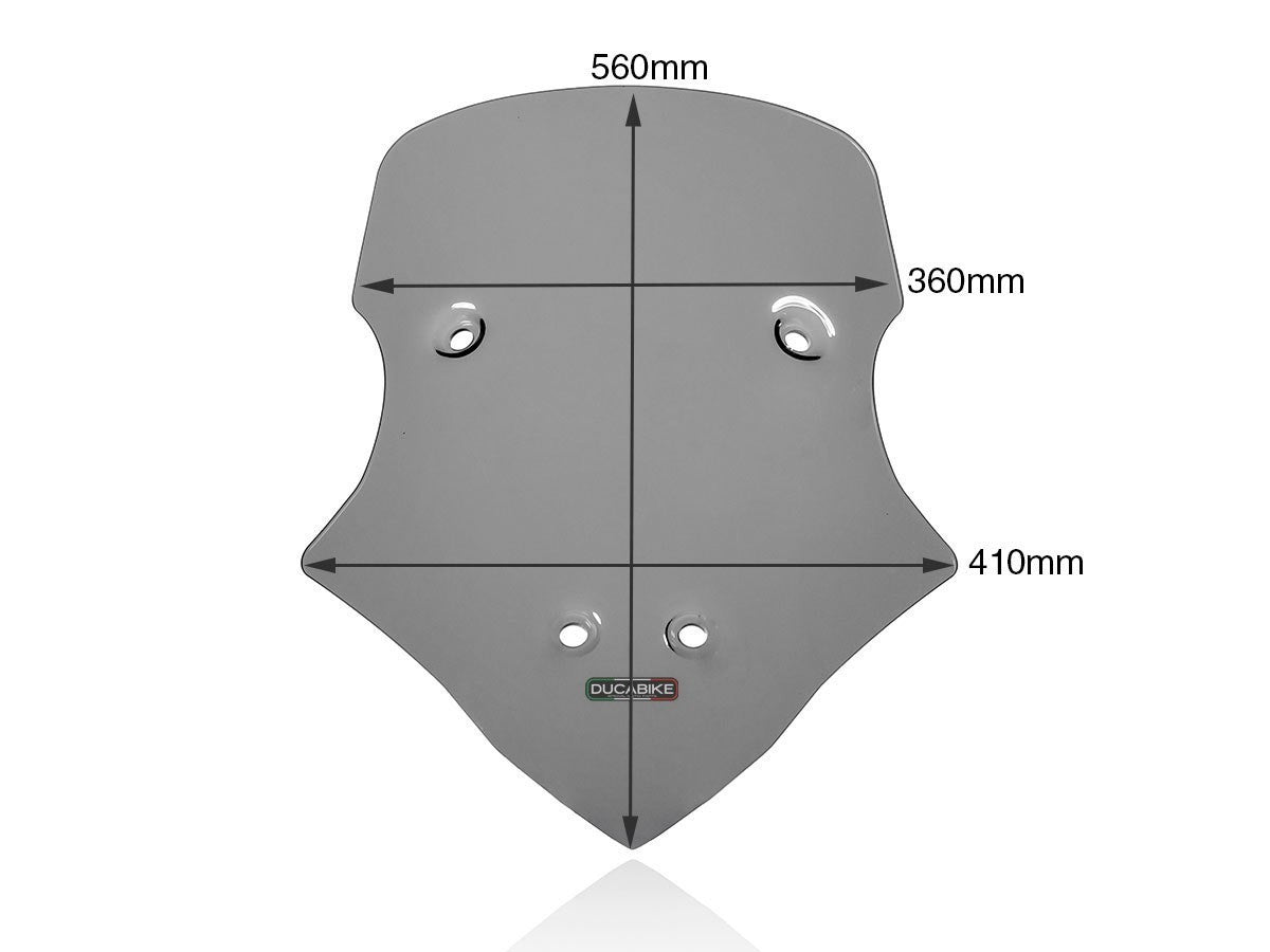 DBK Touring Windscreen Ducati Multistrada V4 2021-2025 - Adventure Parts