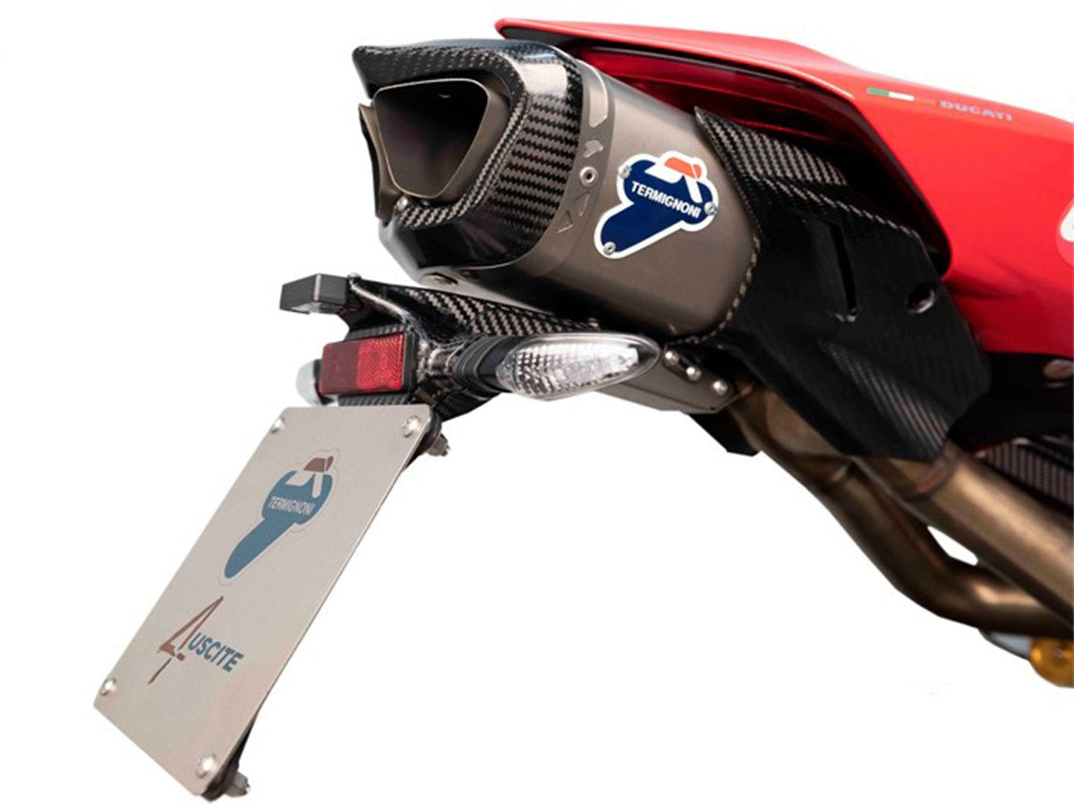 Termignoni License Plate Holder For Full System 4 Uscite Ducati Panigale V4 2018-2022 - Adventure Parts