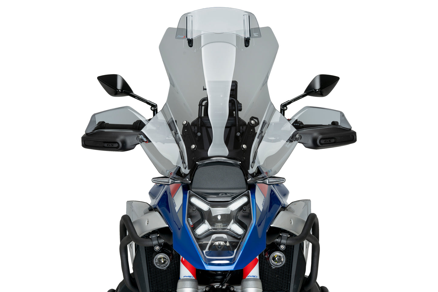 Puig Touring Plus Windshield with Visor Skid Plate 620x526MM BMW R1300GS 2023-2025*