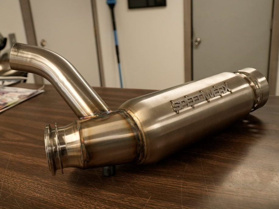 Speedwerx L2 Competition Series Lightweight Muffler Stainless Steel Polaris 850 Patriot Boost RMK/VR1/Assault 2022-2025 - Adventure Parts