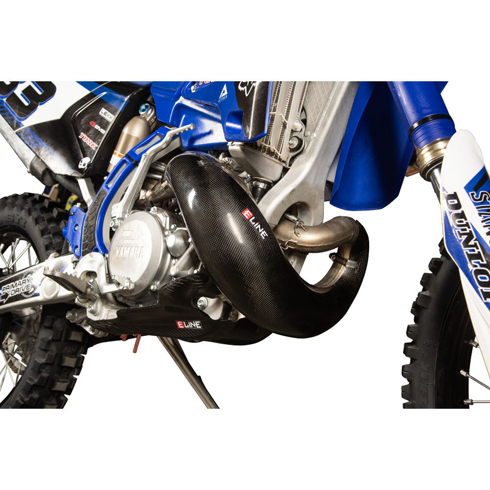 E Line Carbon Fiber Pipe Guard Husqvarna TC 250 2014–2016