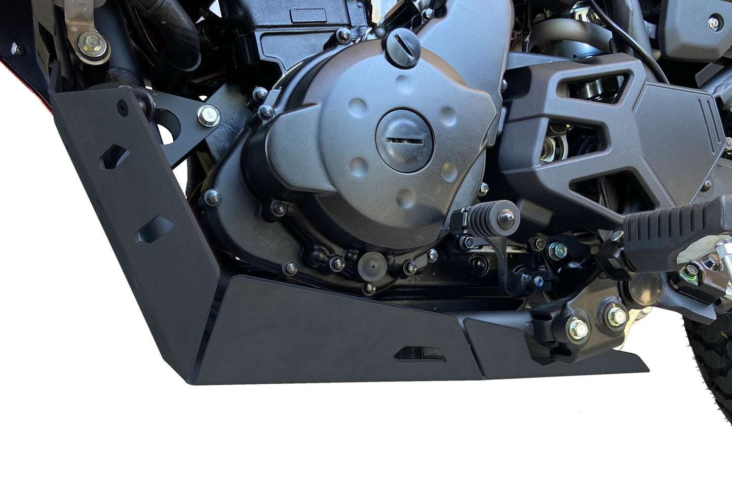 Puig Oil-Carter Guard Skid Plate Kawasaki KLR 650 2022-2024 - Adventure Parts