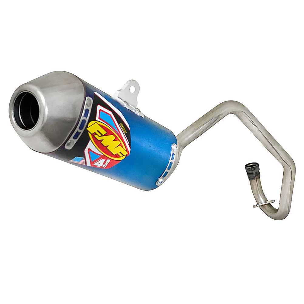 FMF Mini Factory-4.1 RCT Anodized Titanium Silencer with Stainless Steel End Cap Kawasaki KLX110 2002–2026