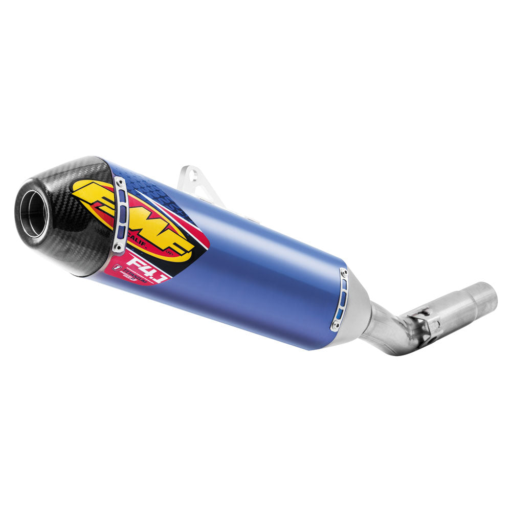FMF Factory-4.1 RCT Anodized Titanium Silencer Carbon Cap Yamaha YFZ450R SE 2022-2024