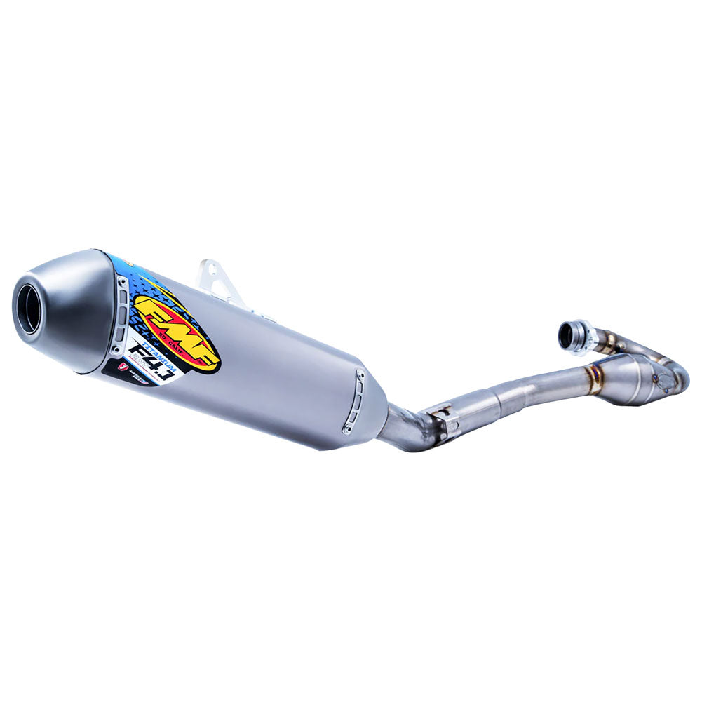 FMF Factory-4.1 RCT Titanium System Stainless Endcap Yamaha Raptor 700 2015-2024