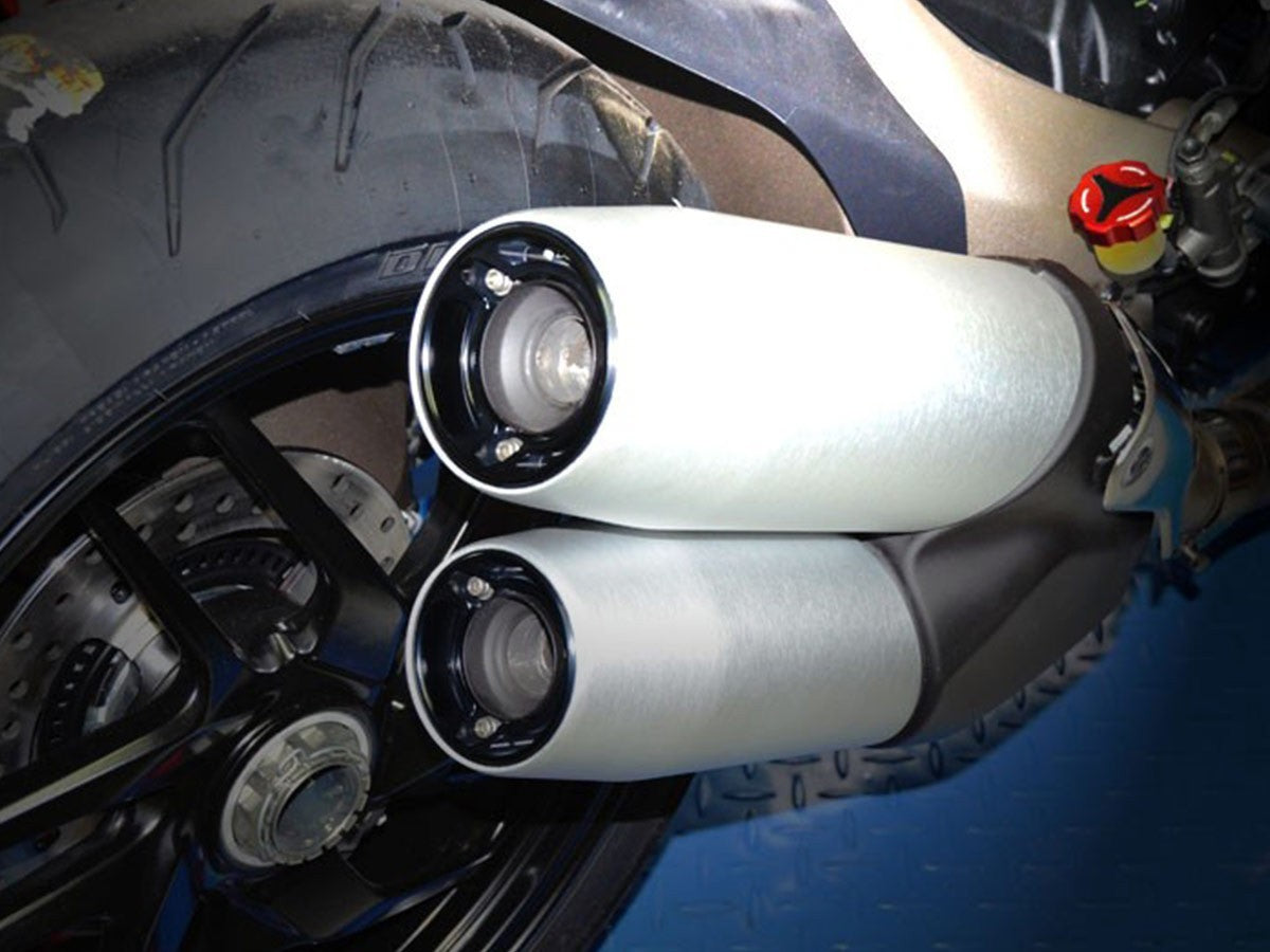 DBK Bottom Exhaust Ducati Monster 1200/S 2014-2016 - Adventure Parts
