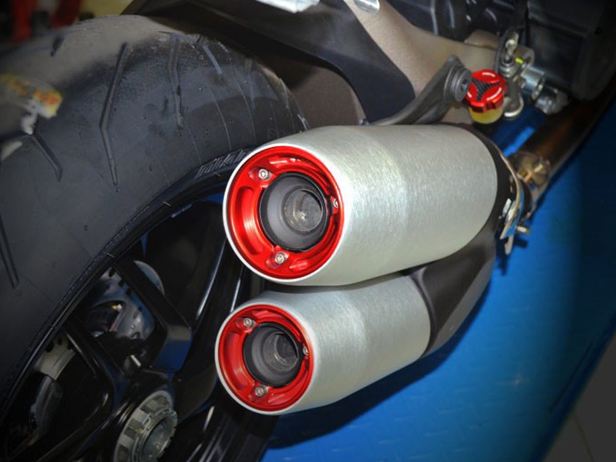 DBK Bottom Exhaust Ducati Monster 1200/S 2014-2016 - Adventure Parts