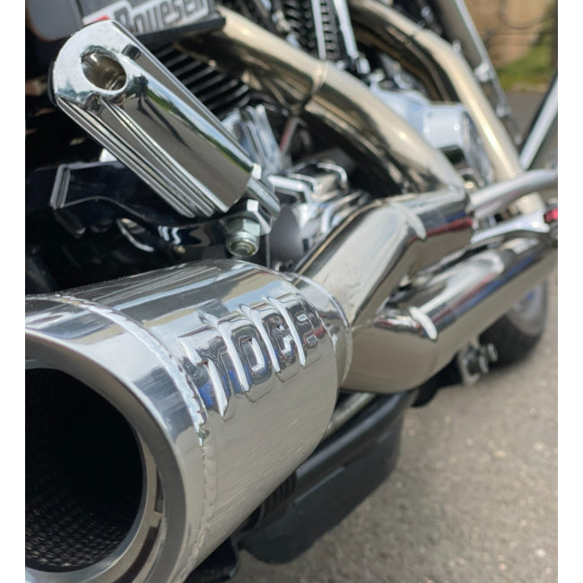 Toce The Perpetrator 2 to 1 Full Exhaust System Harley Davidson Dyna - Adventure Parts