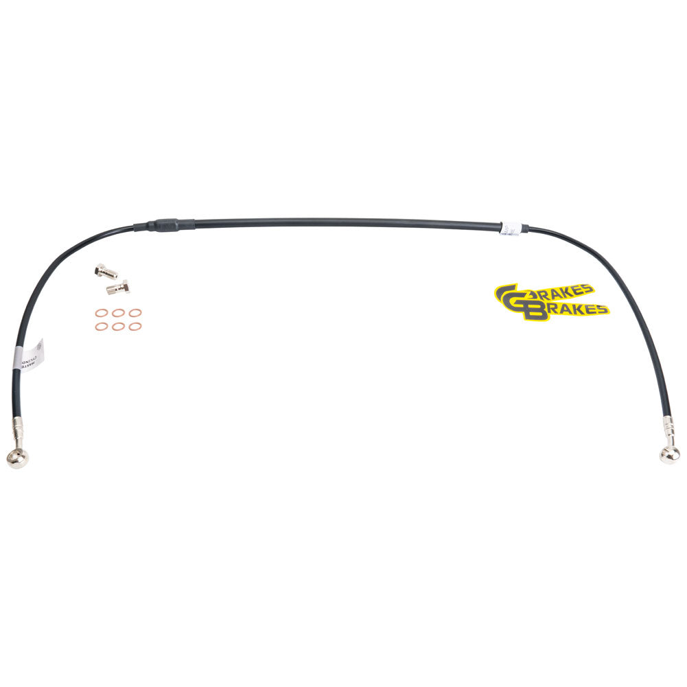 GBrakes Front Steel Braided Brake Line CR Style Beta 125 RR 2016-2026
